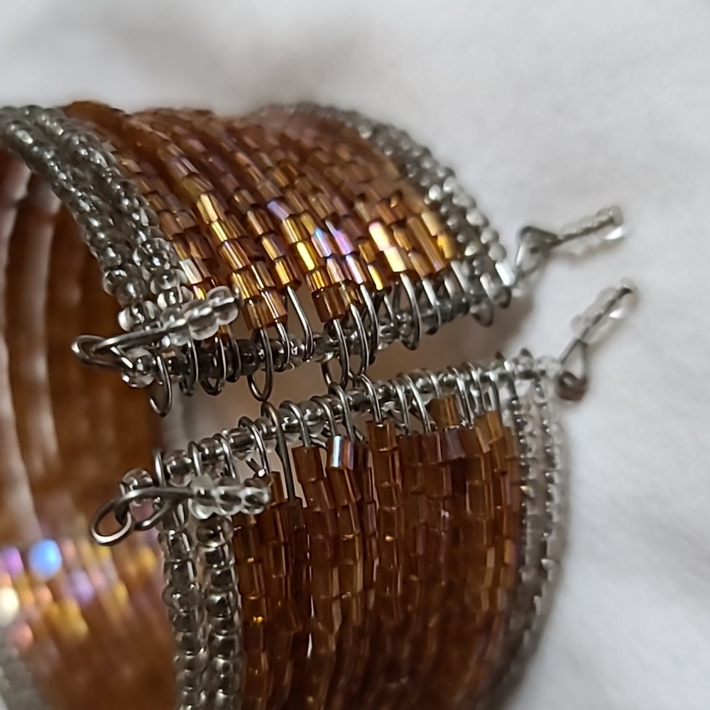 Bead cuff bracelet - Picture 2 of 4